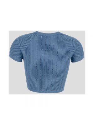 Sweter Balmain niebieski