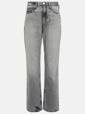 Jeans taille haute Frame gris