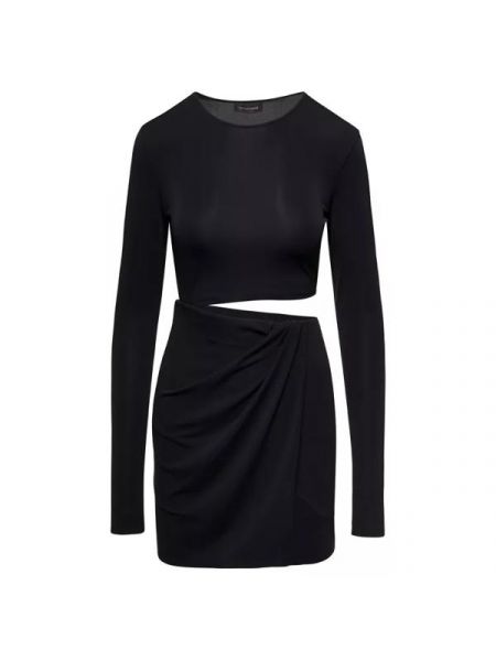 Платье asymmetric cut-out minidress in polyester Andamane черный