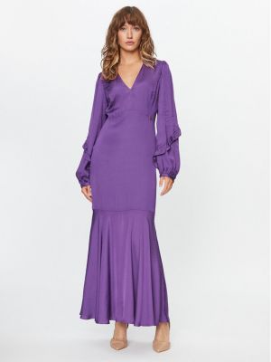 Priliehavé večerné šaty Twinset fialová