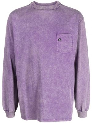 Bavlnené tričko Aries fialová