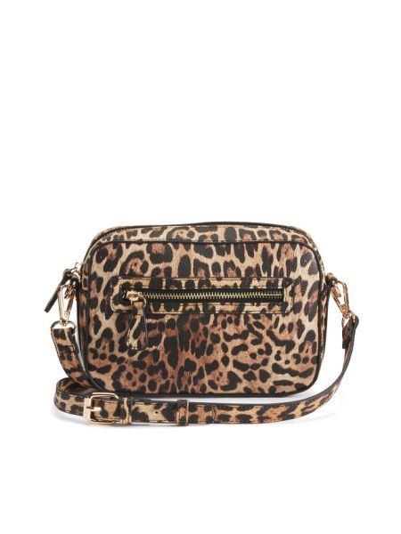 Bolso clutch con estampado leopardo La Redoute Collections