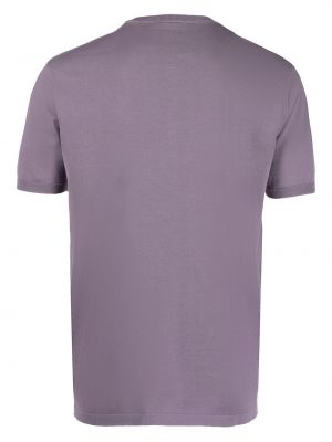 Koszulka bawełniana Aspesi fioletowa