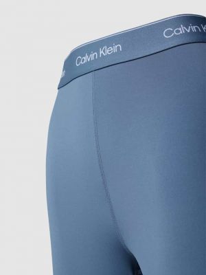 Legginsy Calvin Klein Performance niebieskie
