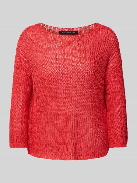 Dzianinowy sweter Betty Barclay czerwony