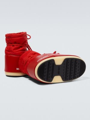 Škornji za sneg Moon Boot rdeča