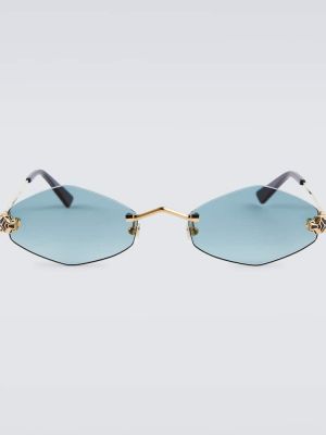 Lunettes de soleil Cartier Eyewear Collection bleu