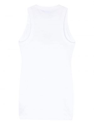 Bavlněné mini šaty Dsquared2 bílé