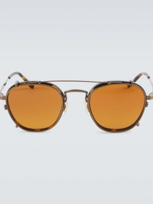 Sluneční brýle Brunello Cucinelli hnědé