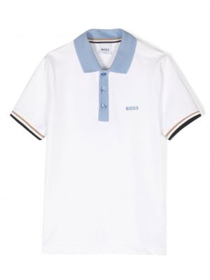 Polo Boss Kidswear bianco