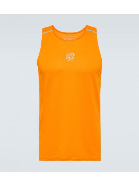 Džersis marškinėliai be rankovių Loewe oranžinė