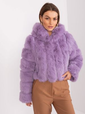 Demisezoninė striukė Fashionhunters violetinė