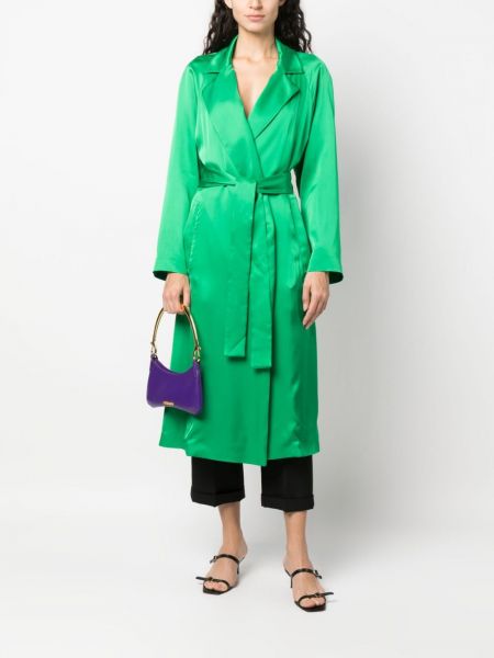 Saténový kabát P.a.r.o.s.h. zelený