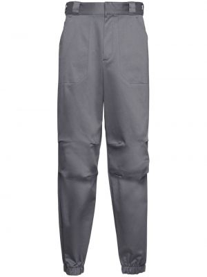 Rovné nohavice Prada sivá