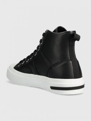 Pantofi din piele Karl Lagerfeld Jeans negru