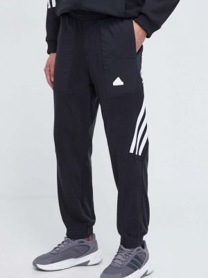 Панталон с принт Adidas черно