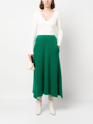 Vlněné sukně Christian Wijnants zelené