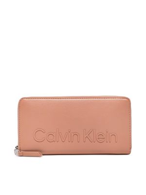 Peněženka Calvin Klein růžová