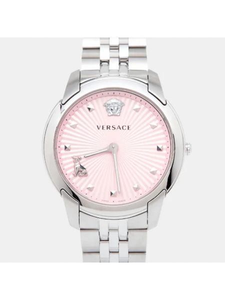 Relojes de acero inoxidable Versace Pre-owned rosa