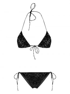 Bikini sa šljokicama Oséree crna