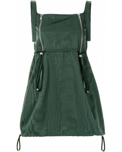 Mini vestido con cremallera Dion Lee verde