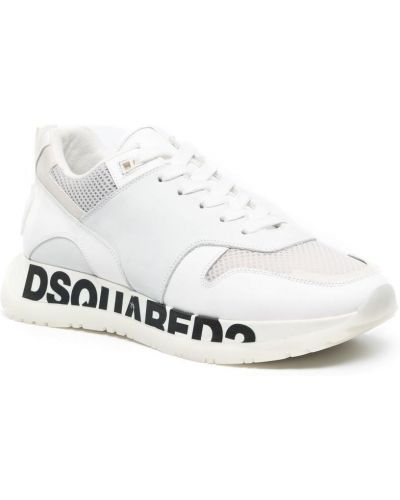 Zapatillas con estampado Dsquared2 blanco