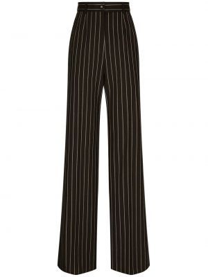 Pantaloni cu dungi cu croială lejeră Dolce & Gabbana