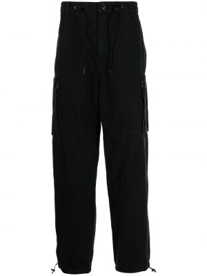 Pantalones rectos con cordones Five Cm negro