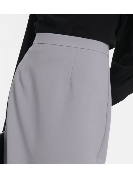 Midi etek Roland Mouret gri