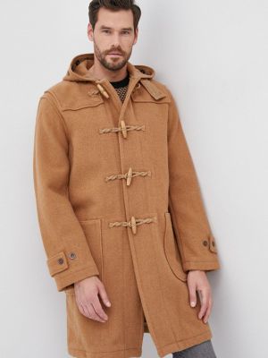 Вълнено палто с изолация Polo Ralph Lauren бежово