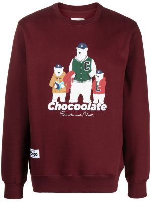 Sweatshirt Chocoolate röd