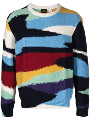 Sweter bawełniany Ps Paul Smith niebieski