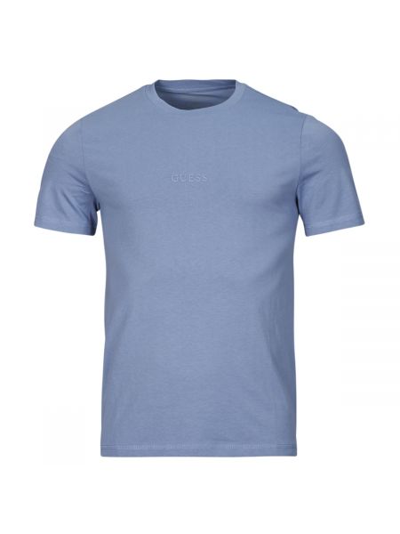 Tričko s krátkými rukávy Guess modré