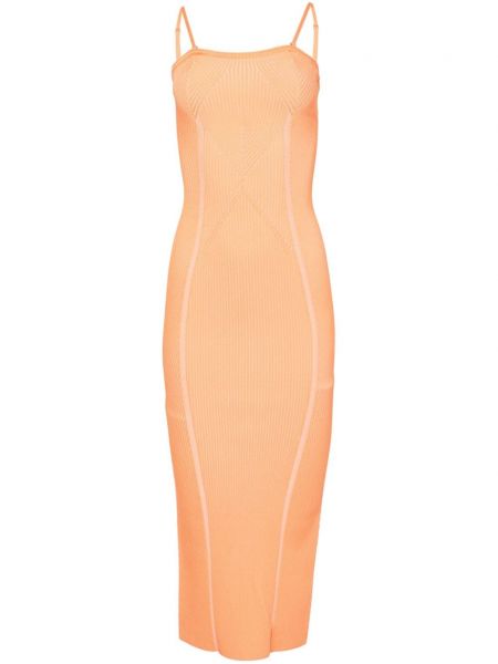Φόρεμα με τιράντες Fleur Du Mal πορτοκαλί