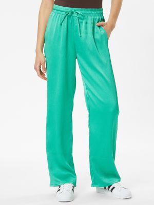 Широки панталони тип „марлен“ Neo Noir зелено