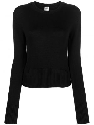 Pull col rond Toteme noir