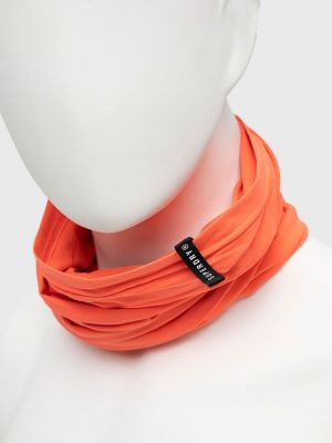 Оранжевый однотонный шарф Superdry