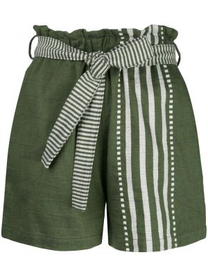 Pantalones cortos de cintura alta Lemlem verde