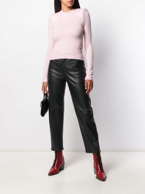 Zerrissener pullover Unravel Project pink