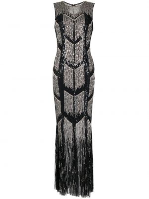 Parti paljett dress Jenny Packham svart