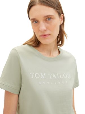 T-shirt Tom Tailor vert