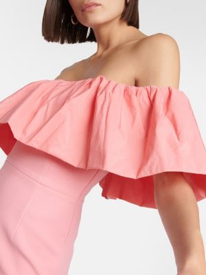 Vestido midi Rebecca Vallance rosa