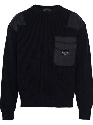 Džemperis Prada melns