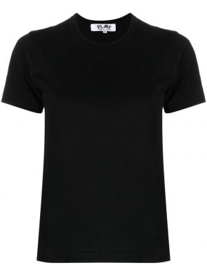 T-shirt en coton Comme Des Garçons Play noir