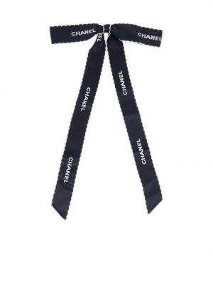Brosche mit stickerei mit schleife Chanel Pre-owned schwarz