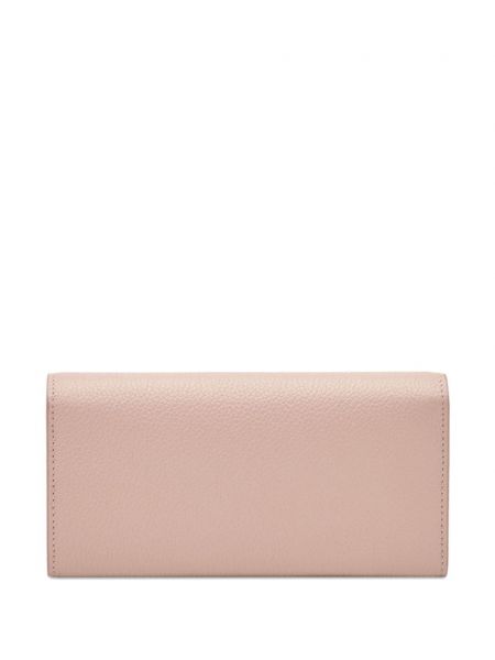 Kožená peněženka Ferragamo růžová