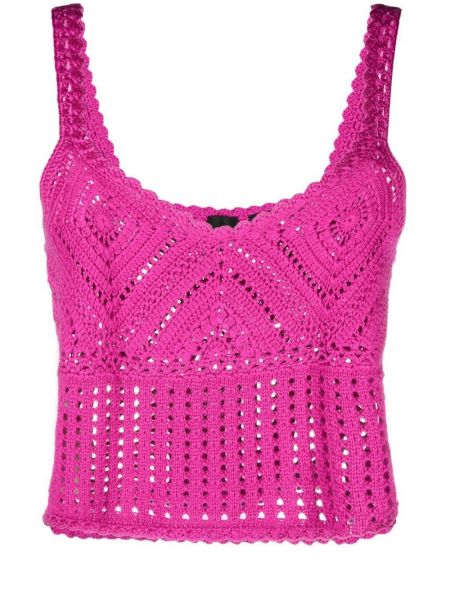 Crop top Pinko rosa