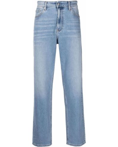 Høy midje jeans med normal passform Calvin Klein Jeans blå