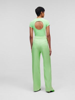 Kalhoty Karl Lagerfeld zelené