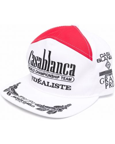 Gorra con bordado Casablanca blanco